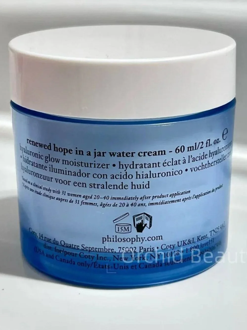 New Philosophy Renewed Hope In A Jar Water Cream Moisturizer 60ml/2oz